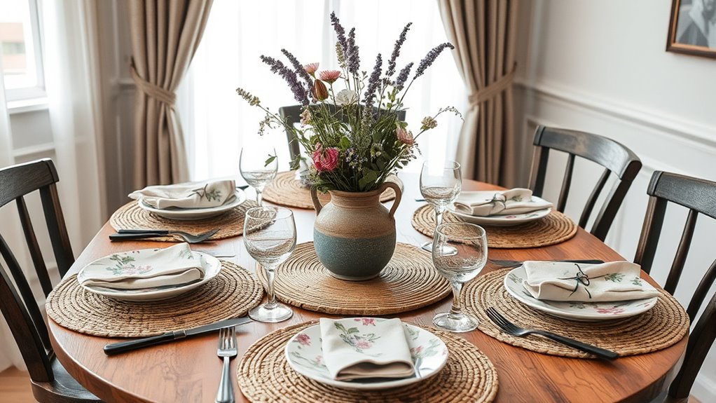 mixing stylish tableware