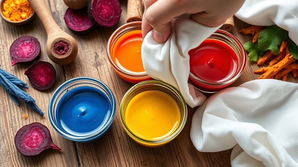 natural fabric dyeing techniques