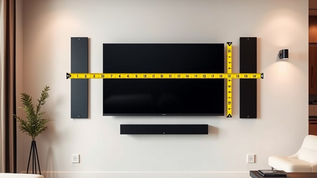 optimal tv wall mounting