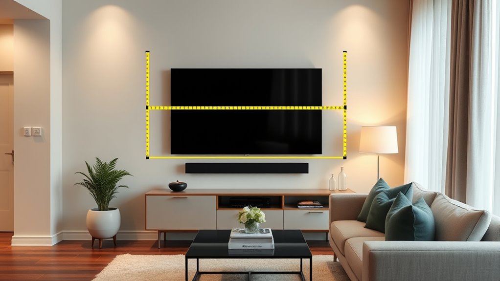 optimal viewing height alignment