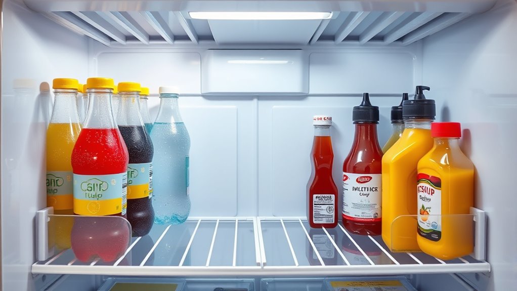 organize beverages and condiments