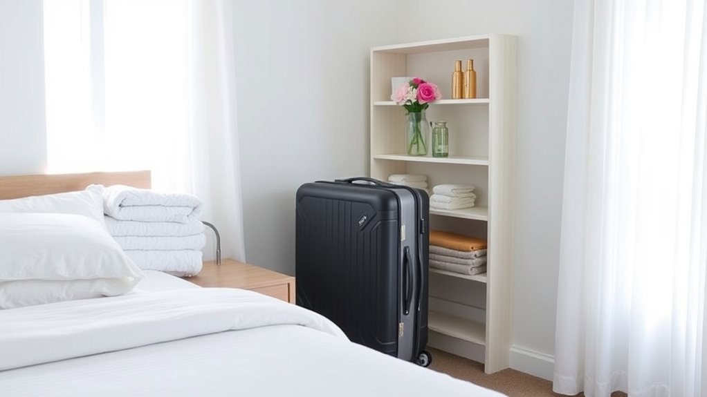 organize guest supplies efficiently