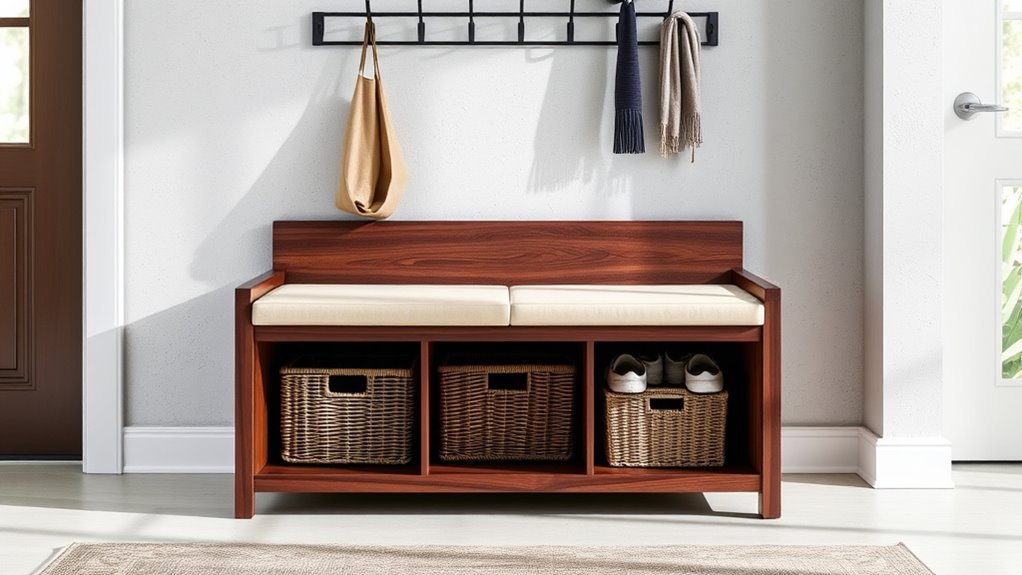 organized entryway storage solutions