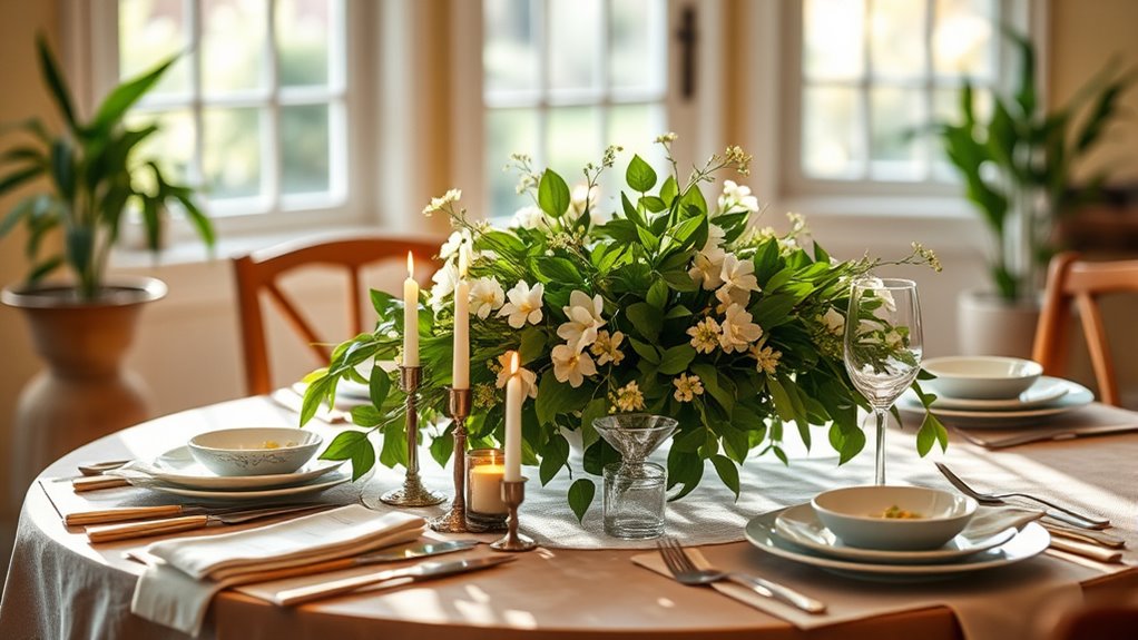 personalized seasonal table accents