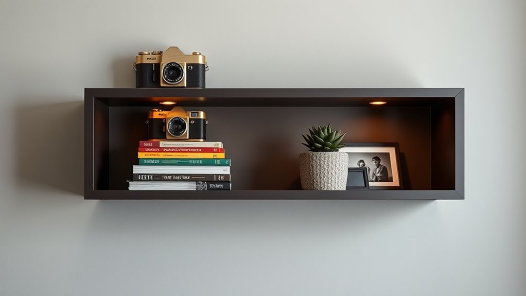 personalized shelving decor