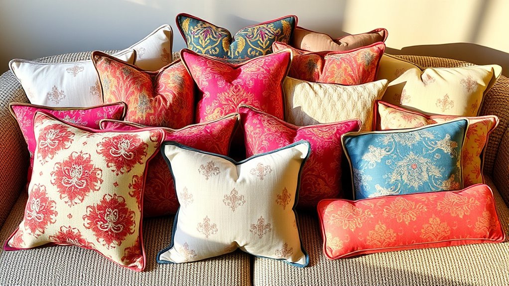 pillow fill sizes arrangement