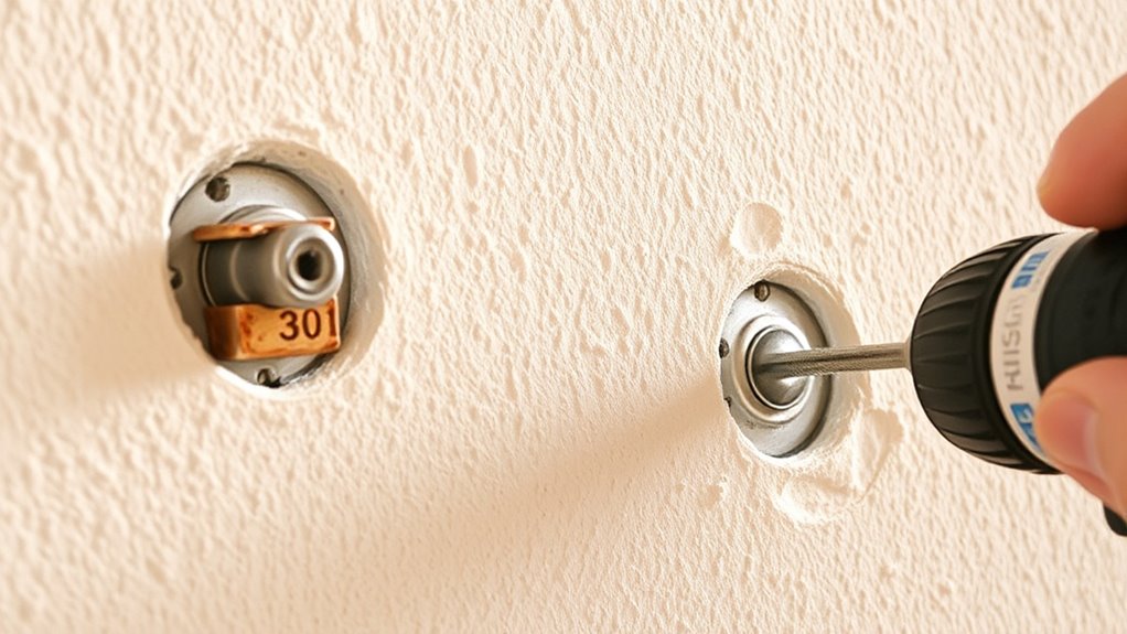 proper plaster wall anchoring