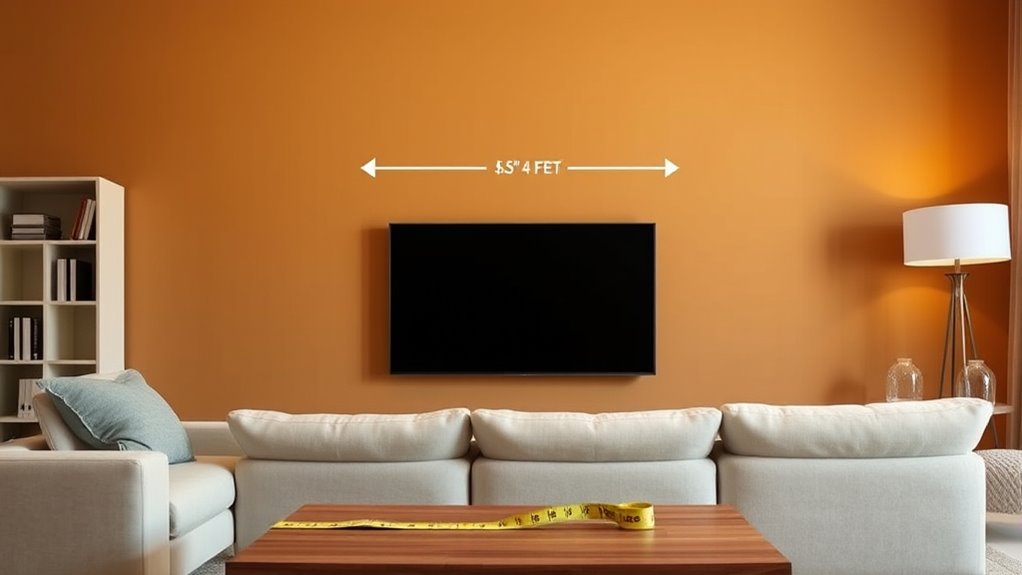 proper tv placement and wiring