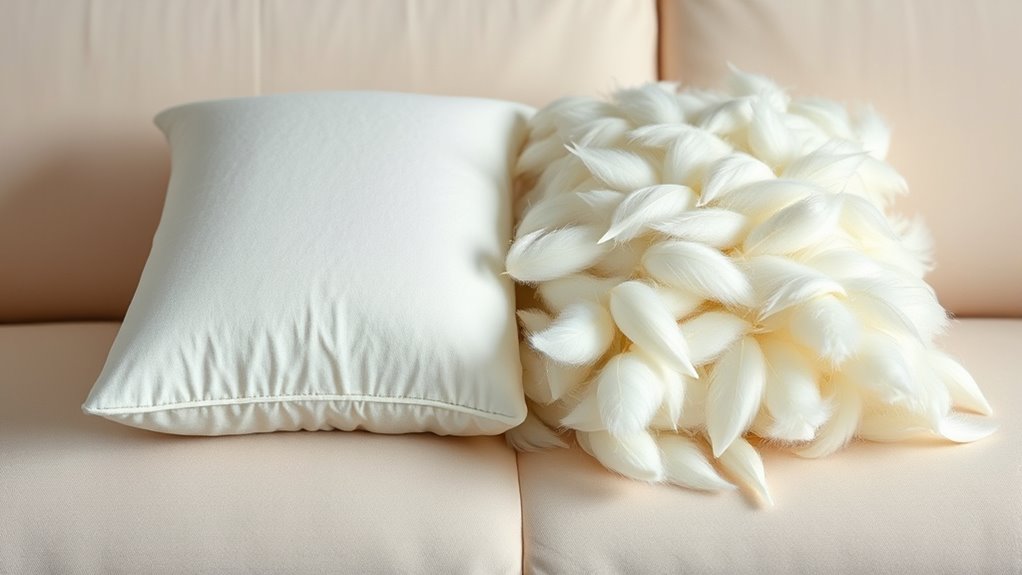 regular cleaning and fluffing