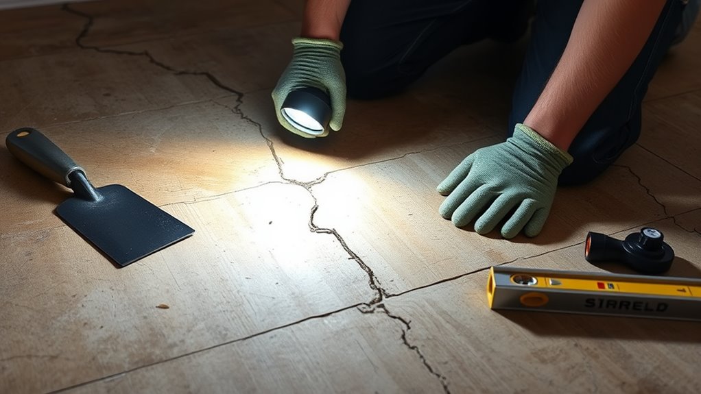 secure and stabilize subfloor