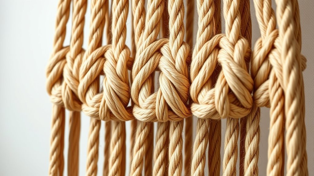 secure knot for macram