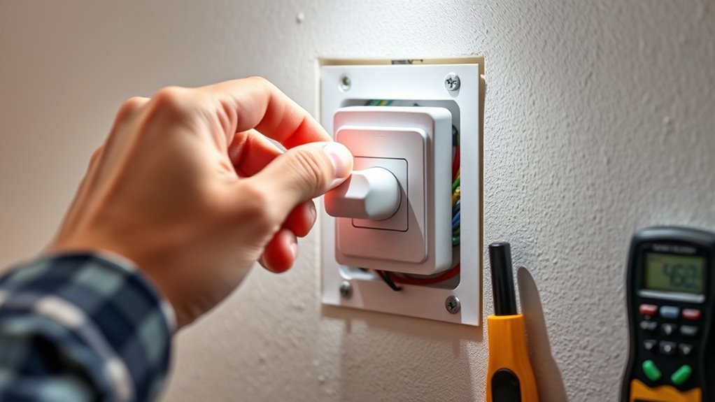 secure wiring restore power