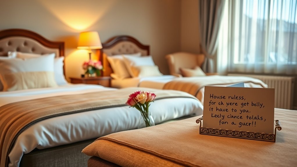 set clear guest expectations