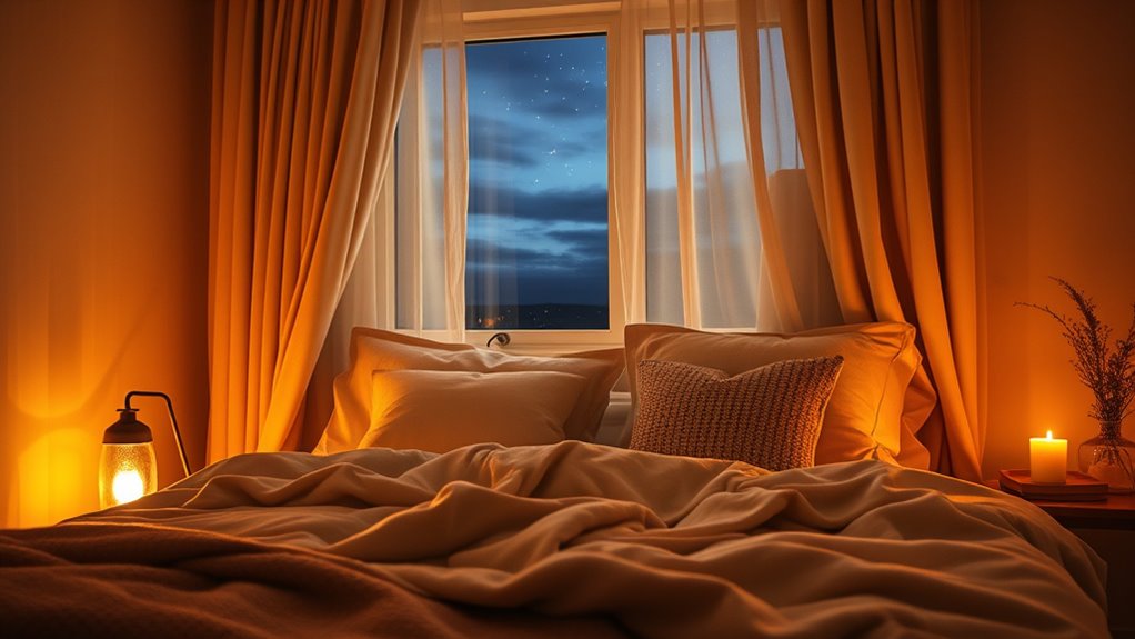 sleep friendly bedroom setup