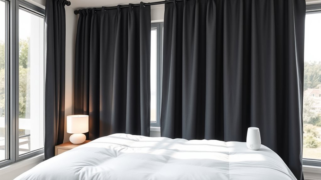 sleep improvement with curtains