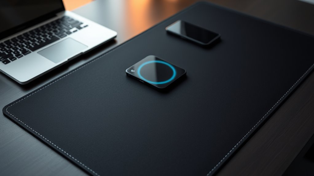 smart desk mats with wireless charging