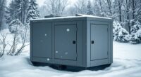 snow proof generator enclosures