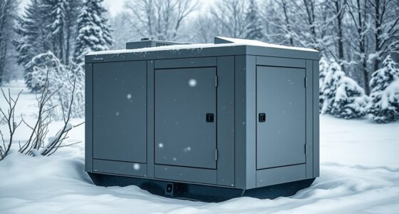 snow proof generator enclosures
