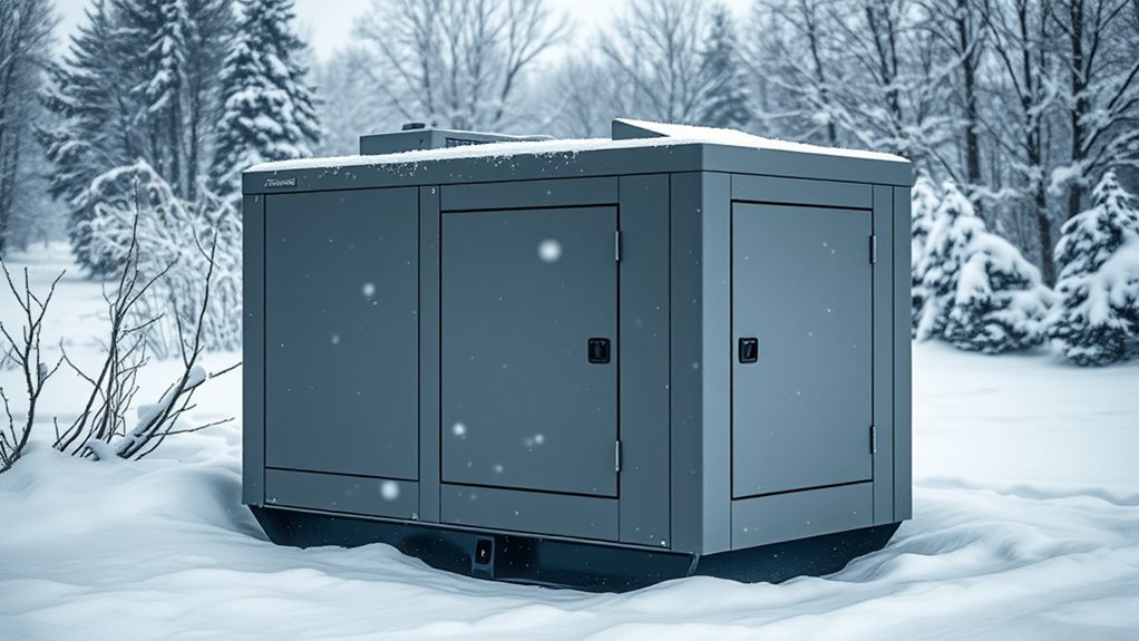 snow proof generator enclosures