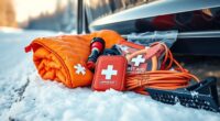 snow travel emergency kits