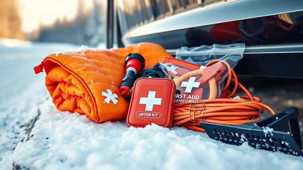 snow travel emergency kits