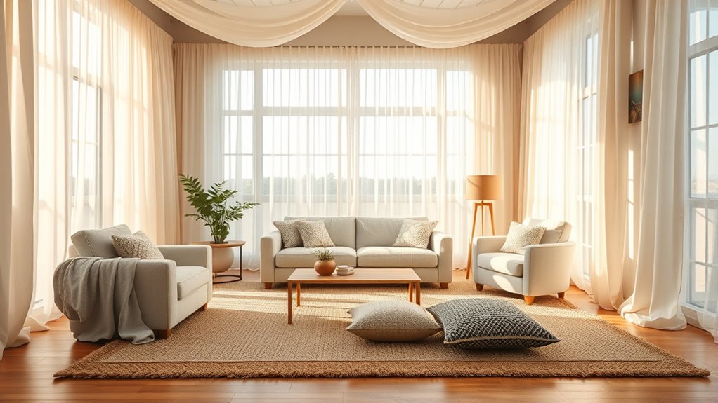 soft textiles dampen noise