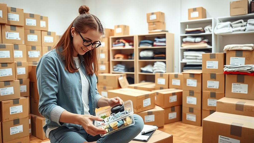 sort declutter organize efficiently