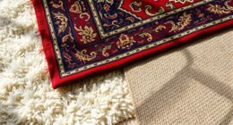 stacked rug arrangements