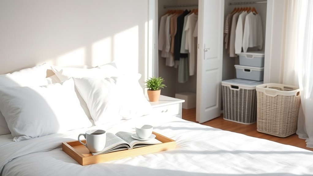 start tidy morning routine