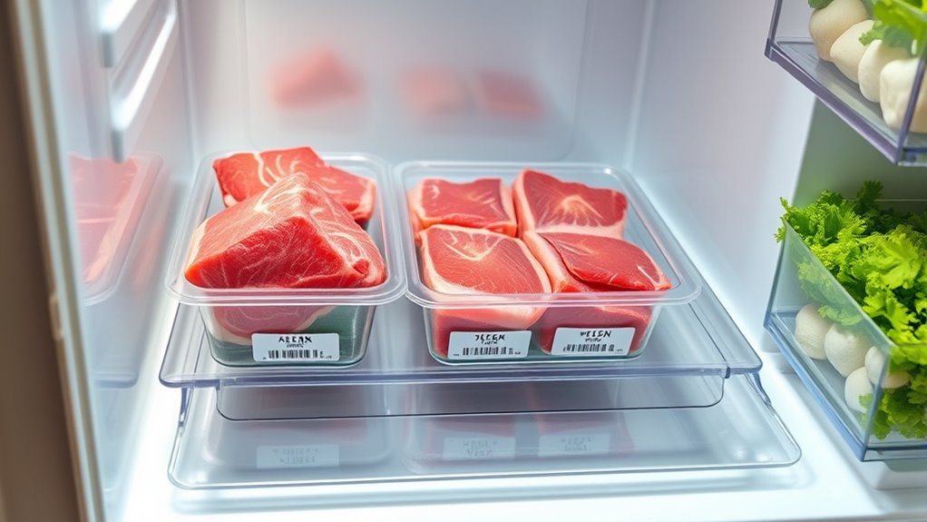 store raw meat safely