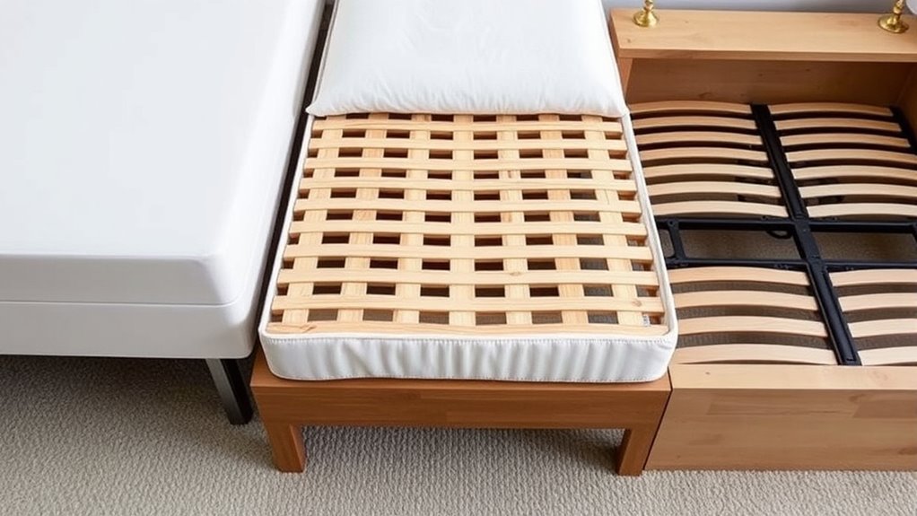 supportive stylish breathable slat beds
