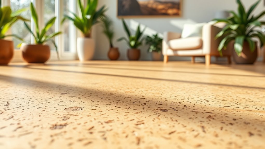 sustainable insulating comfortable flooring