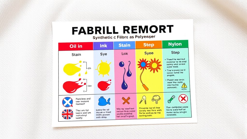 synthetic fiber stain treatment tips