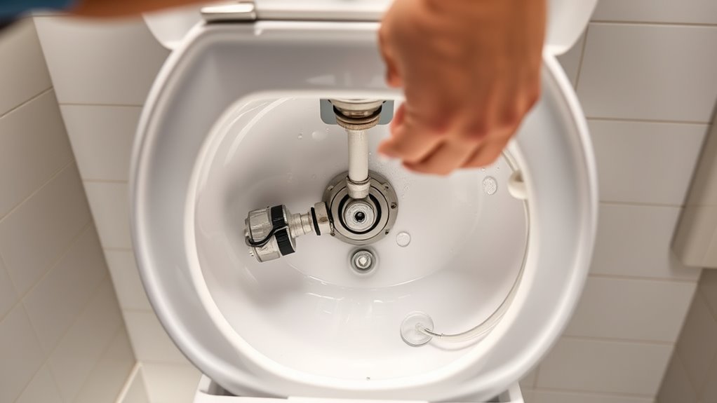 test flush check for leaks