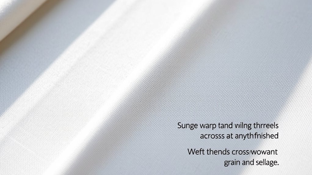 thread orientation and fabric properties