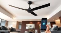 top app controlled ceiling fans