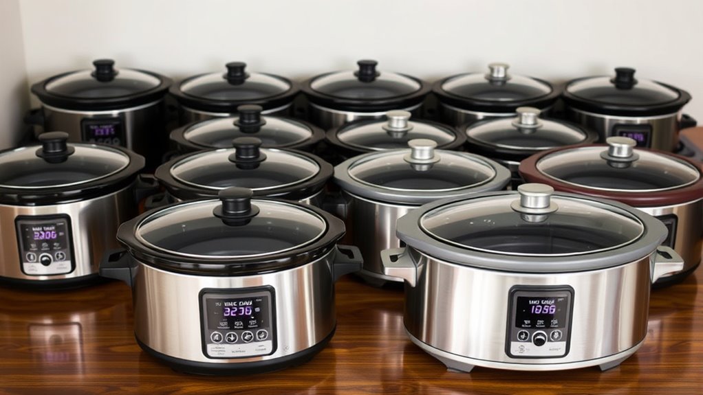 top locking slow cookers