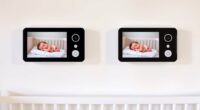 top split screen baby monitors