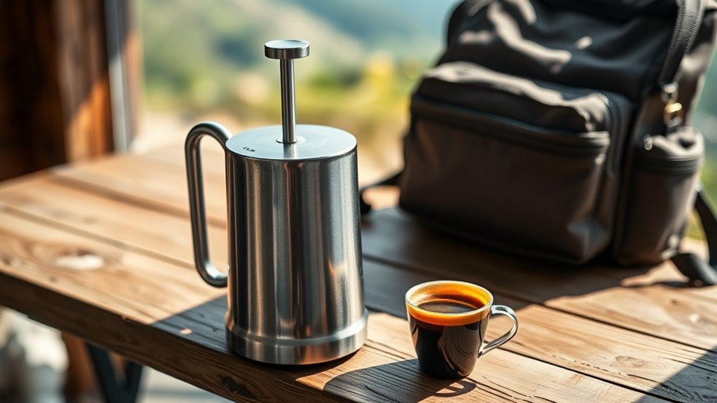 travel friendly espresso maker features