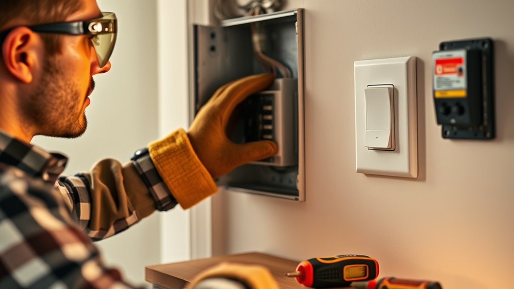 turn off power and prepare