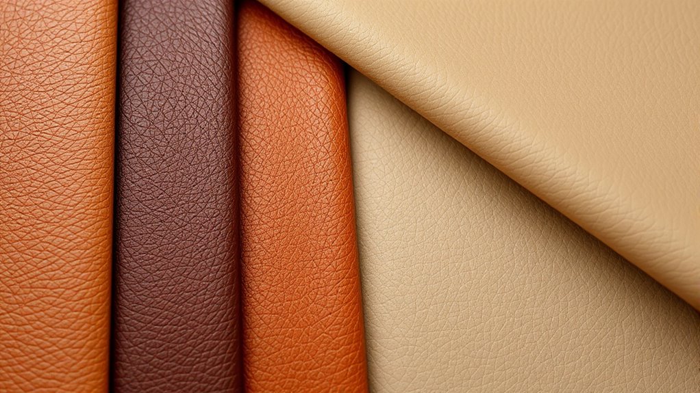 types of furniture leather