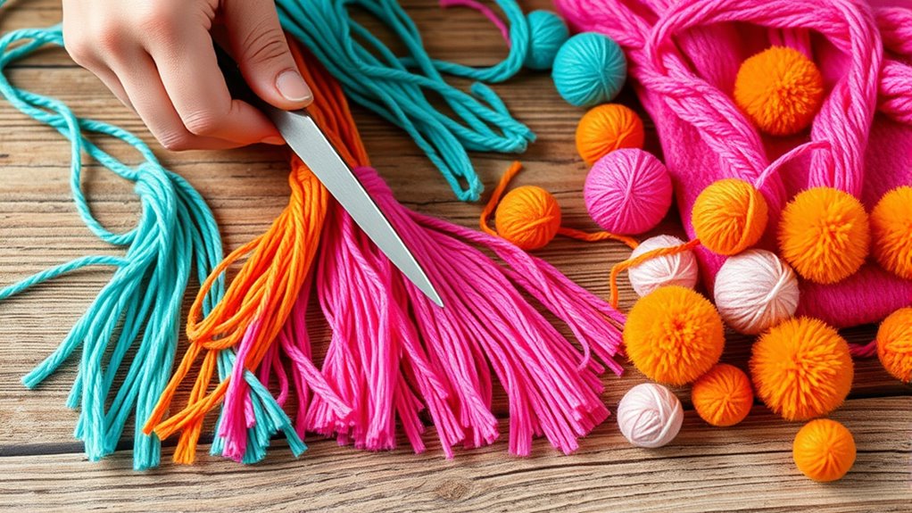 use sharp scissors carefully