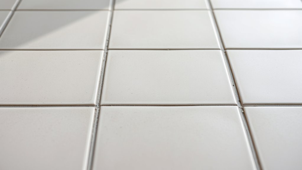 use spacers for even grout