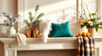 versatile seasonal mantel styling