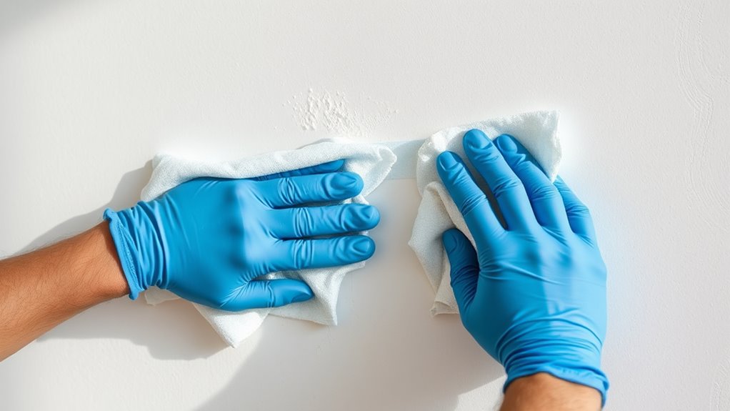 wall prep and cleaning