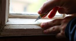 window glazing putty repair