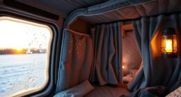 winter camping window insulation