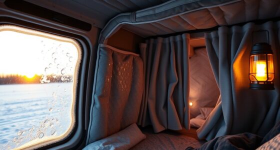 winter camping window insulation