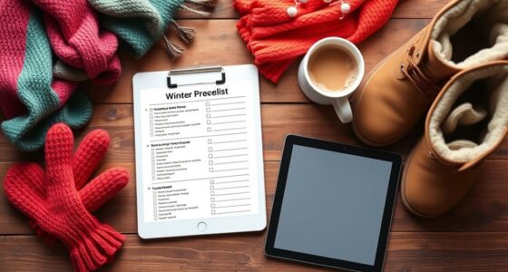 winter safety checklist printable