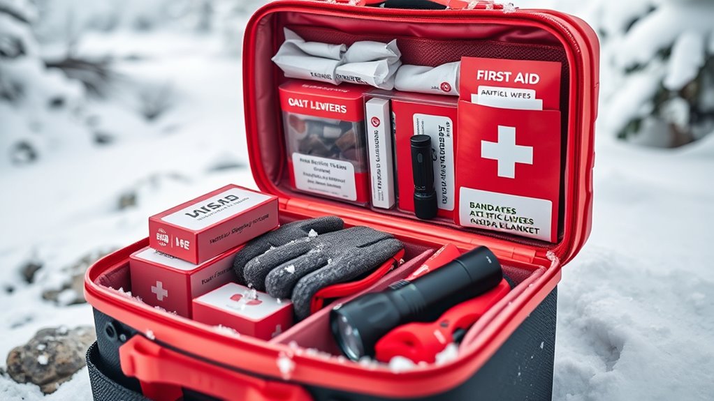 winter travel first aid